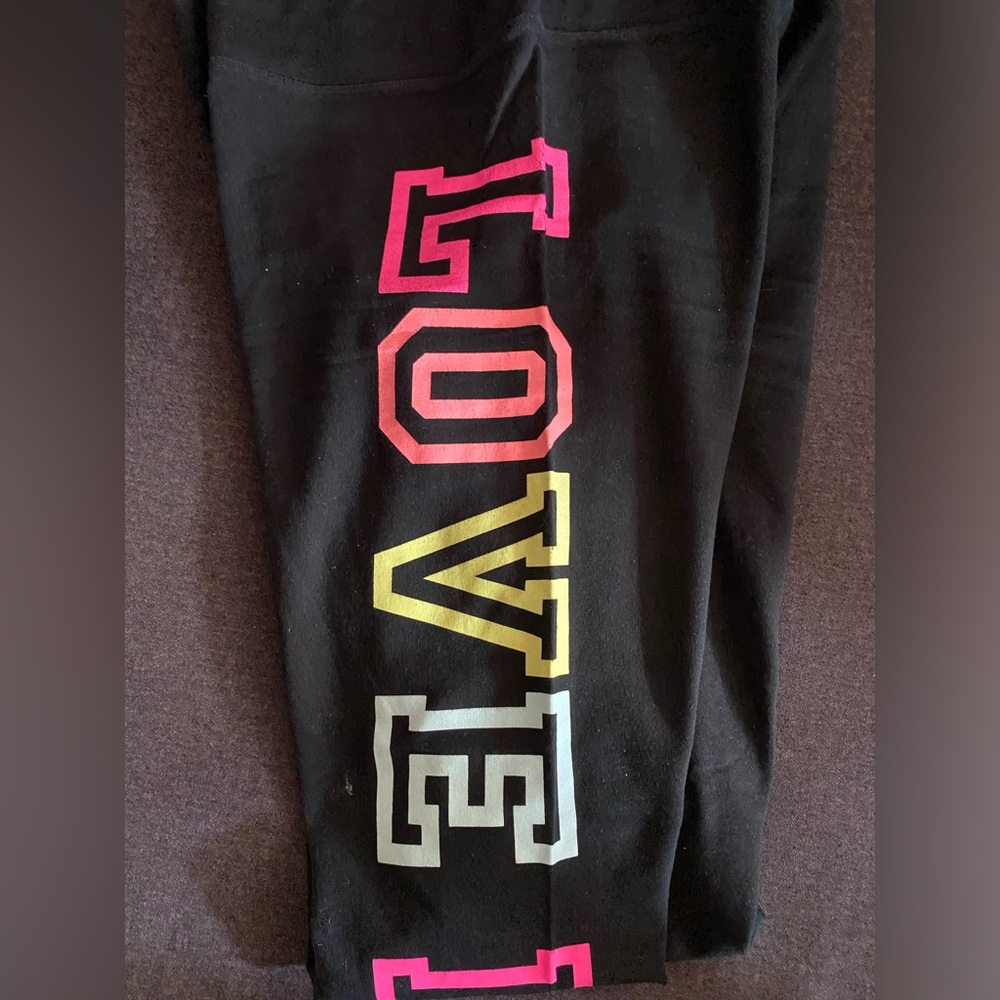 Rainbow Love Pink Leggings